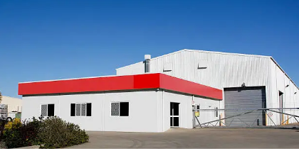 enclosed industrial sheds
